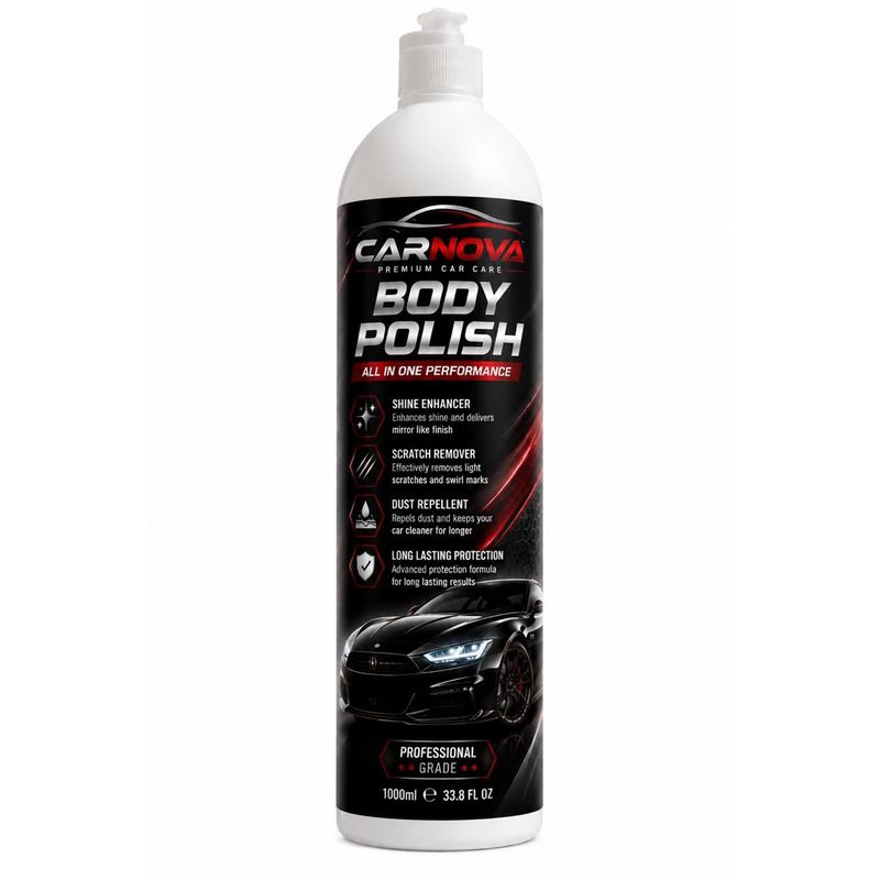 پولیش زبر بدنه خودرو کارنوا مدل body polish وزن 1000 گرم